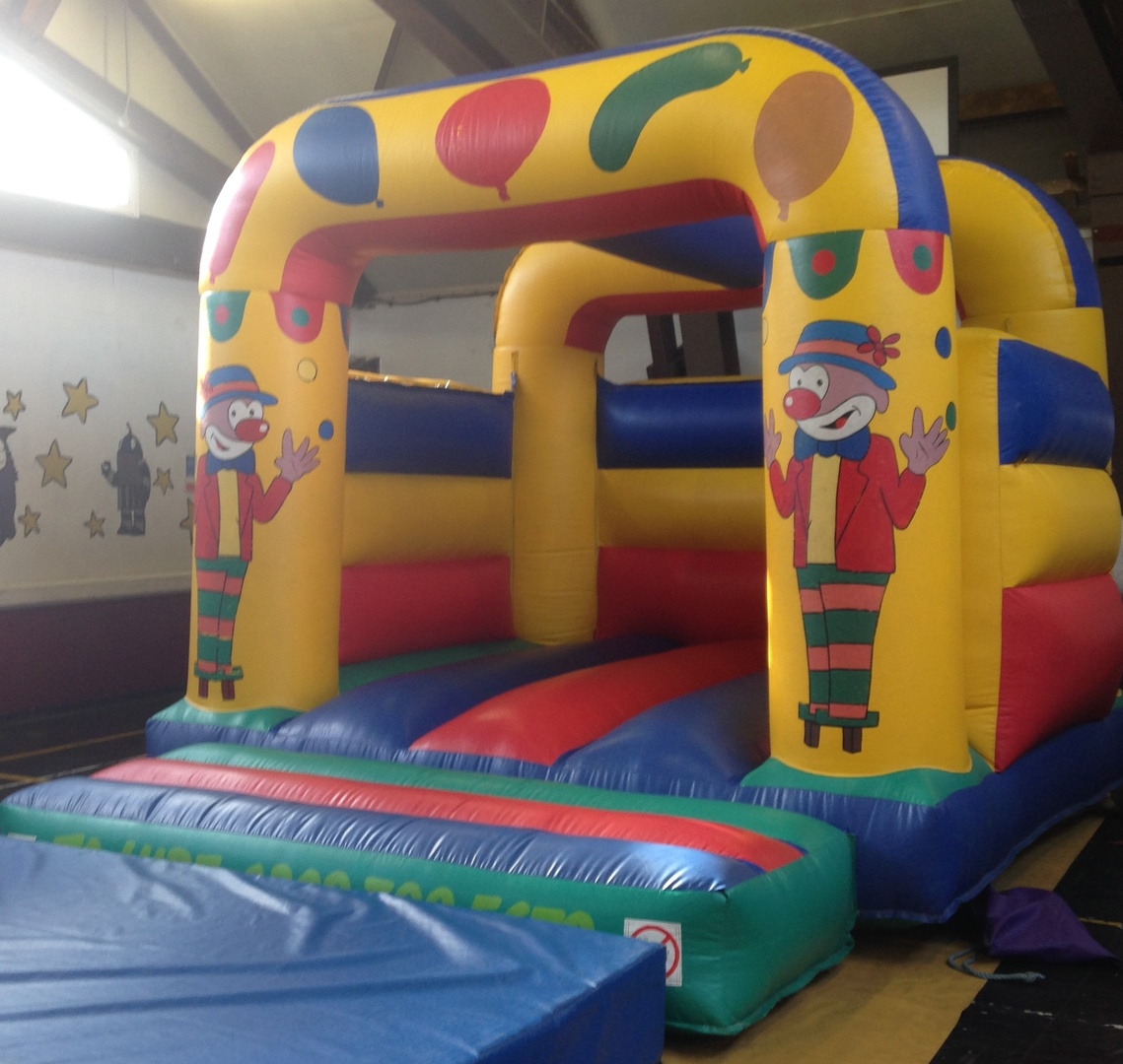 Bring a dish bouncy castle